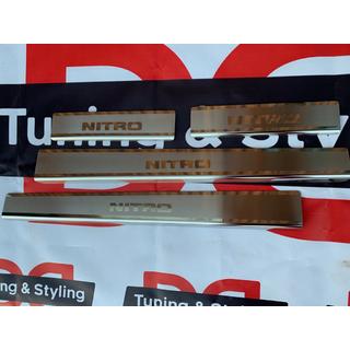 Накладки на пороги Natanko (нержавейка) Dodge Nitro 2006-2011 гг. фото 2