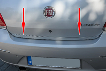 Накладка на багажник нержавейка фото 1