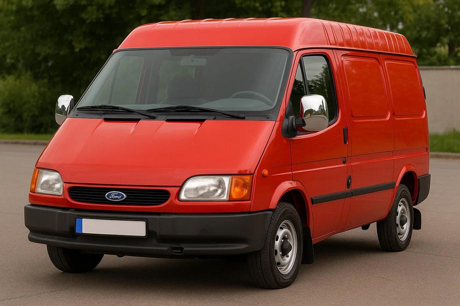Ford Transit 1991-2000 гг. Накладки на Зеркала (2 шт, Нержавейка) Image