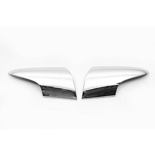 Накладки на верх зеркала (2006-2009, 2 шт, пластик) Kia Sorento I BL 2002-2009 гг. фото 2