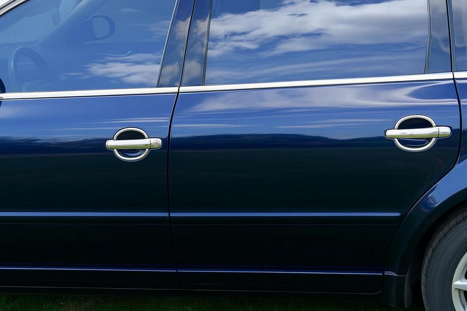 Volkswagen Polo 2001-2009 гг. Чашечки под ручки дверей (4 шт, нержавейка) Image