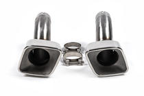 Насадки на глушитель V1 (2 шт, нержавейка) фото 2