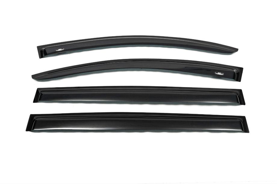 Volkswagen Touran 2010-2015 гг. Ветровики на окна (4 шт, HIC) Фото 6