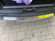 Renault Kangoo 2008-2020 гг. Накладка на задний бампер OmsaLine (2013+, Нержавейка) фото 5