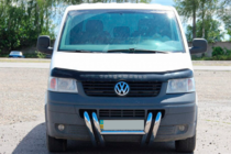 Volkswagen T5 Transporter 2003-2010 гг. Кенгурятник ST006-03 Решетка (Нержавейка) фото 8