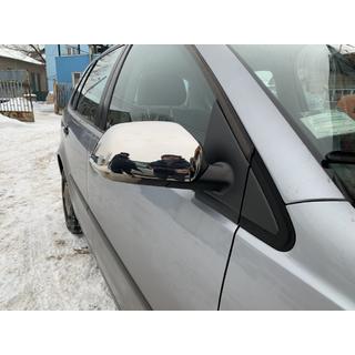 Накладки на Зеркала Нержавеющая Сталь Volkswagen Polo 2001-2009 гг. фото 2