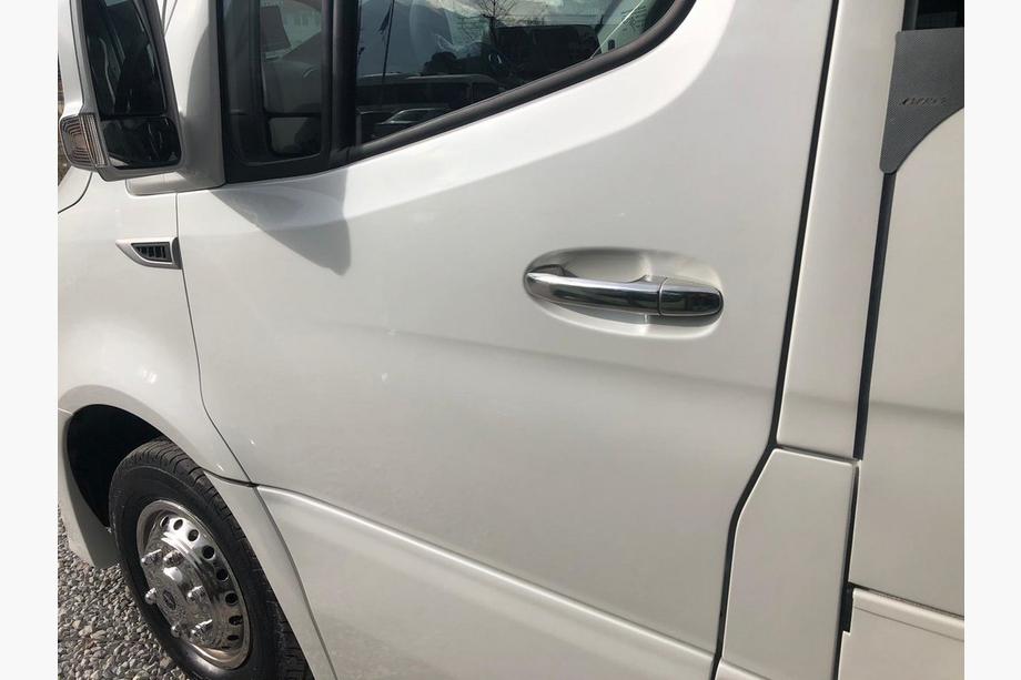 Mercedes Sprinter W907/W910 2018- гг. Накладки на дверные ручки из нержавеющей стали 4 шт, OmsaLine - Итальянская Нержавейка Фото 2