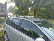 Ford Focus II 2005-2008 гг. Алюминиевые рейлинги (Caravan, хром) фото 6