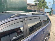 Ford Focus II 2005-2008 гг. Алюминиевые рейлинги (Caravan, хром) фото 2