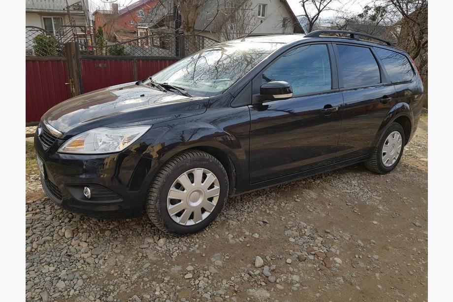 Ford Focus II 2005-2008 гг. Алюминиевые Рейлинги (Caravan, Черные) Фото 4