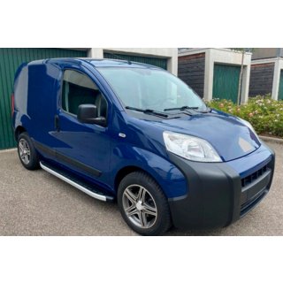 Боковые пороги Fullmond (2 шт., алюминий) Fiat Fiorino/Qubo 2008-2024 гг. фото 3