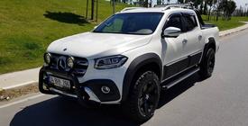Mercedes X class 2017-2020 гг. Расширители колесных арок (ABS) фото 6