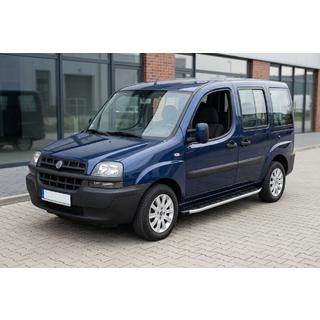 Боковые Подножки Fullmond (2 шт, алюминий) Fiat Doblo I 2005-2010 гг. фото 1