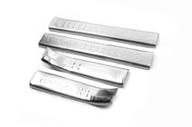 Chevrolet Captiva 2006-2019 гг. Накладки на пороги из нержавеющей стали Libao (2011-2016, 4 шт) фото 2