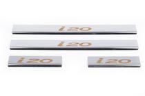 Накладки на пороги Carmos V1 (4 шт, нержавейка) фото 2 Накладки на пороги Carmos V1 (4 шт, нержавейка) фото 2