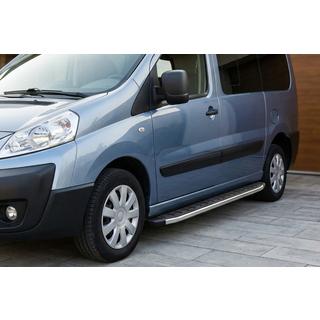 Боковые Подножки Fullmond (2 шт, алюминий) Peugeot Expert 2007-2016 гг. фото 1