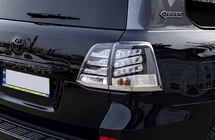 Toyota Land Cruiser 200 2007-2021 гг. Задние Фонари 2007-2015 (BlackEdition) фото 1