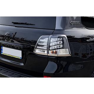 Задние Фонари 2007-2015 (BlackEdition) Toyota Land Cruiser 200 2007-2021 гг. фото 1