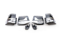 Toyota Land Cruiser 200 2007-2021 гг. Задние Фонари 2016+ (Executive Black) фото 8