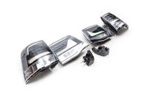 Toyota Land Cruiser 200 2007-2021 гг. Задние Фонари 2016+ (Executive Black) фото 2