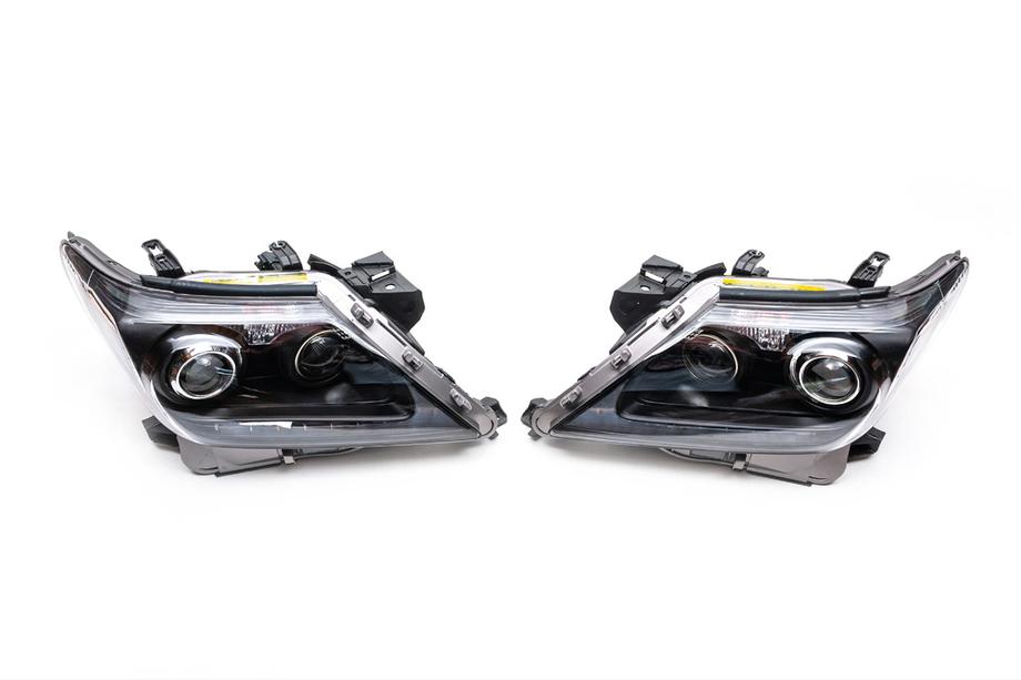 Lexus LX570/450d 2008-2022 гг. Передние фары 2012-2016 (Supercharger, 2 шт) Под ксеноновую/LED лампу Фото 2