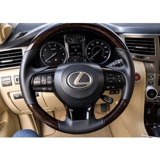 Руль в сборе (под дерево) Lexus LX570/450d 2008-2022 гг. фото 1