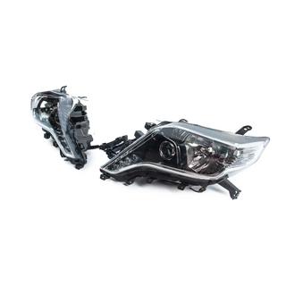 Передние фары LED (2013-2017, 2 шт) Toyota Land Cruiser Prado 150 2009-2023 гг. фото 4