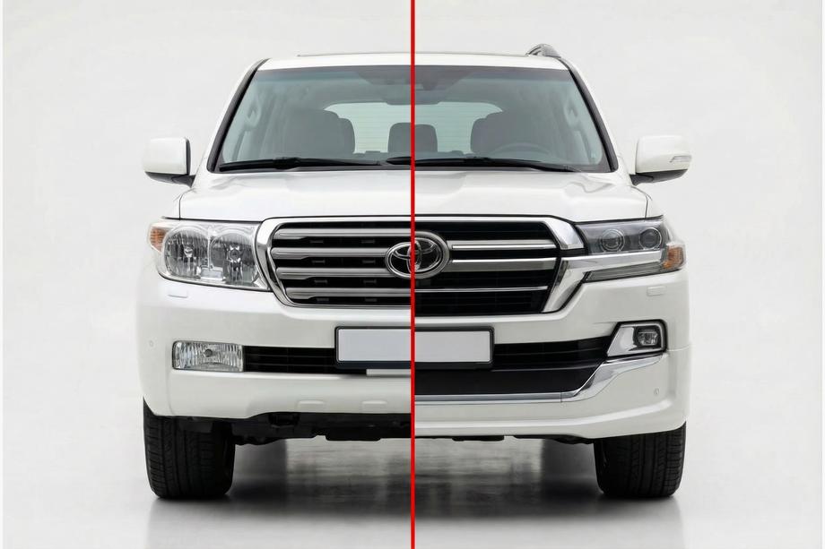 Toyota Land Cruiser 200 2007-2021 гг. Комплект рестайлинга с LC200 2008-2015 на 2019 Executive