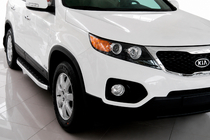 Kia Sorento II XM 2009-2014 гг. Боковые пороги Fullmond (2 шт., алюминий) фото 1