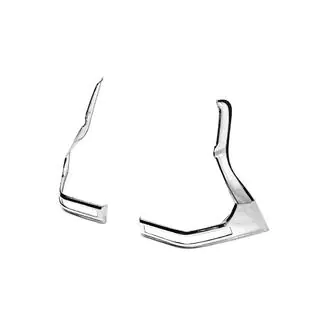 Хром Накладки на Задние Фонари V1 (2 шт., 2018+) Toyota Land Cruiser Prado 150 2009-2023 гг. фото 4