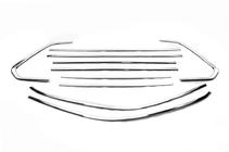 Volkswagen Tiguan 2016-2023 гг. Полный комплект окантовки окон нержавейка (10 шт.) фото 1