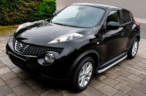 Nissan Juke 2010-2019 гг. Боковые пороги Fullmond (2 шт., алюминий) фото 1
