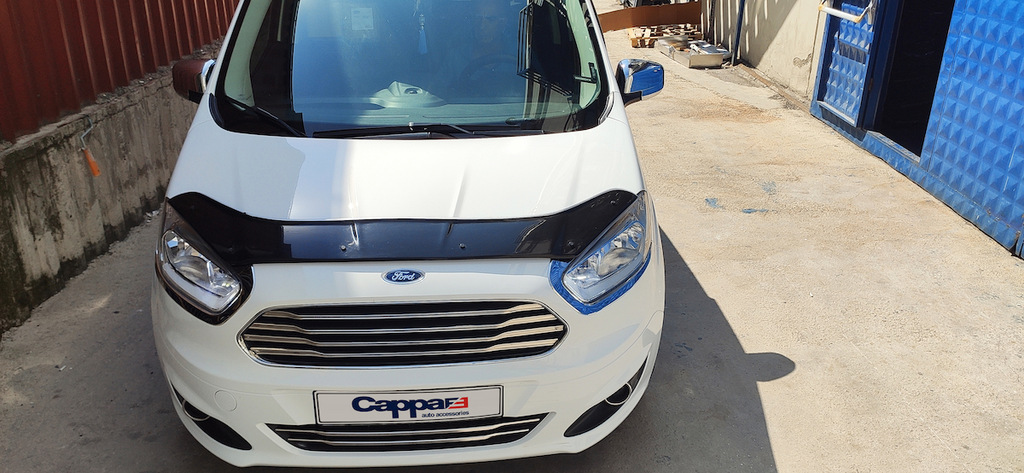 Дефлектор капота EuroCap для Ford Courier 2014-2023 рр - фото 2