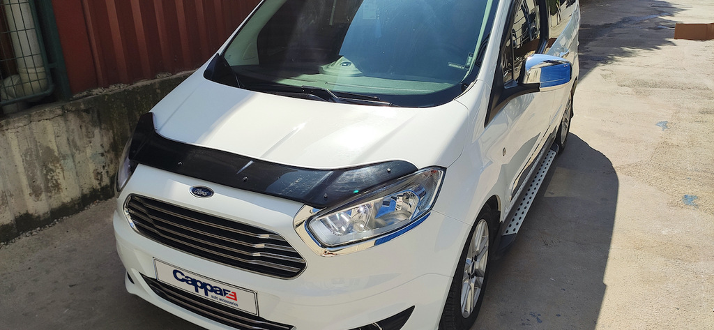 Дефлектор капота EuroCap для Ford Courier 2014-2023 рр - фото 3
