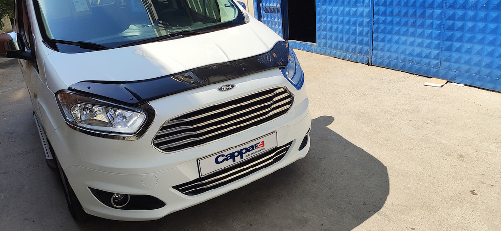 Дефлектор капота EuroCap для Ford Courier 2014-2023 рр - фото 4