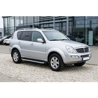Боковые пороги Fullmond (2 шт, алюминий) SsangYong Rexton I 2001-2017 гг. фото 1