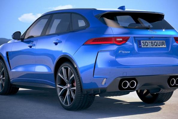 Прокачанная модификация премиального кроссовера Jaguar F-Pace SVR фото 5
