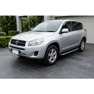 Боковые пороги Fullmond (2 шт, алюминий) Toyota Rav 4 2006-2013 гг. фото 1