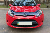 Ford Fiesta 2008-2017 гг. Дефлектор капота 2008-2013 (EuroCap) фото 1