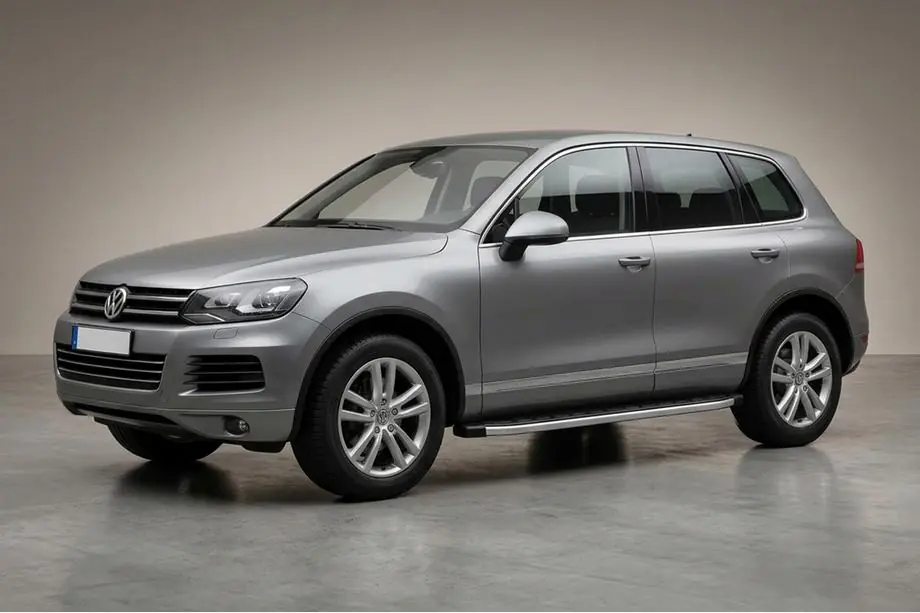 Volkswagen Touareg 2010-2018 гг. Боковые пороги Fullmond (2 шт., алюминий) Image