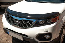 Kia Sorento II XM 2009-2014 гг. Дефлектор капота 2009-2012 (EuroCap) фото 4