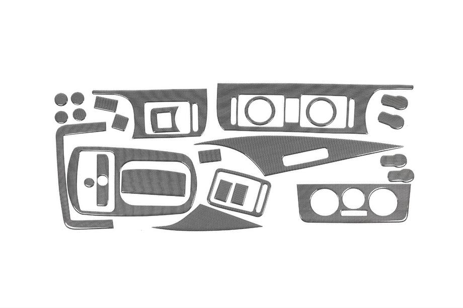 Skoda Octavia I Tour A4 1996-2010 гг. Накладки на панель (карбон стиль 1997-2000) Image