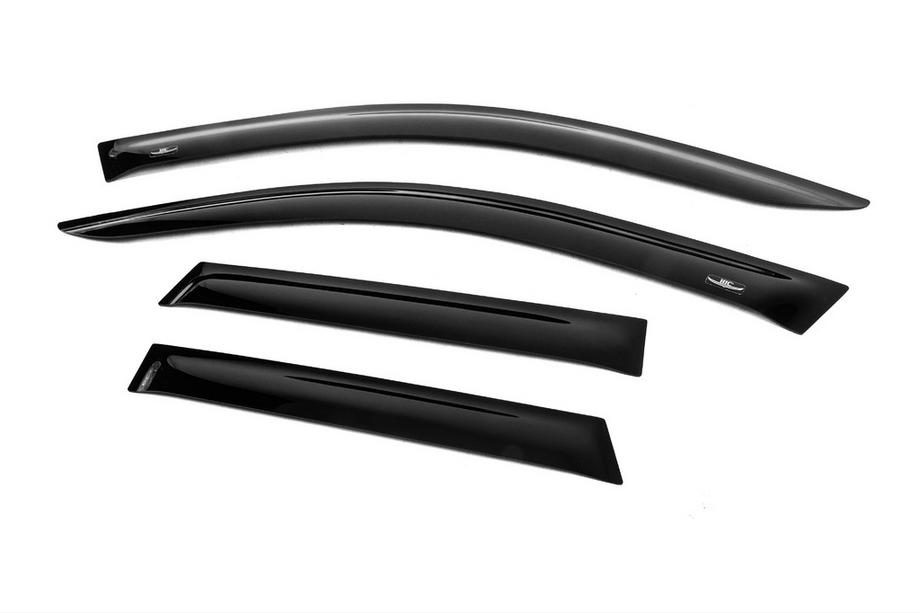 Audi A4 B7 2004-2008 гг. Ветровики (Avant, 4 шт, HIC) Фото 6