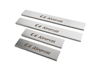 Citroen C-4 Aircross 2012-2017 гг. Накладки на пороги Carmos (4 шт, нержавейка) фото 2