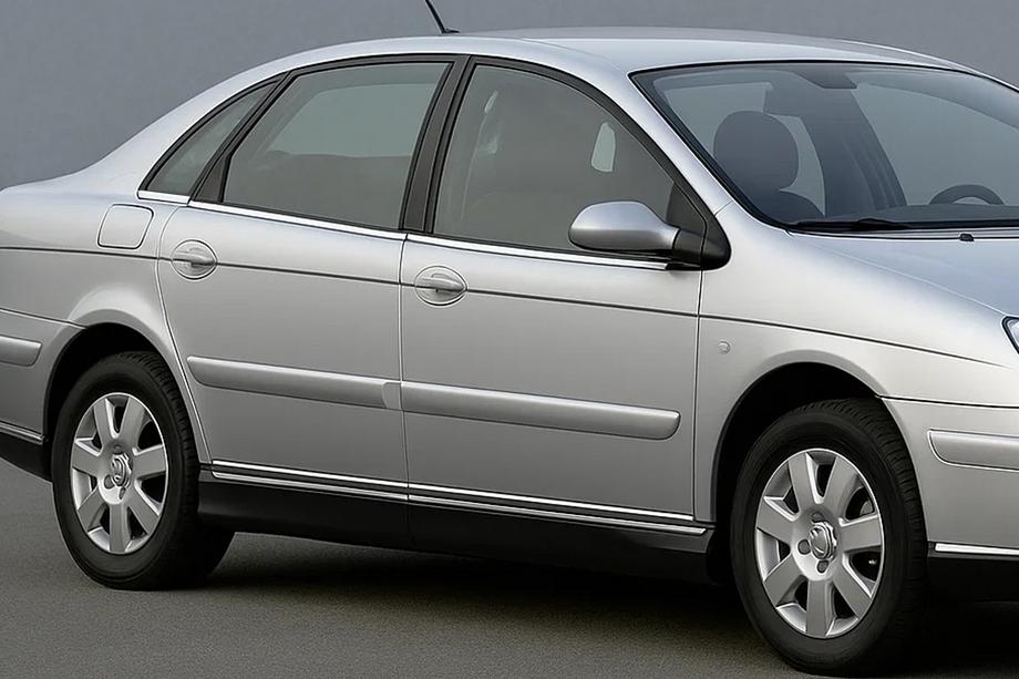 Citroen C-5 2001-2008 гг. Нижняя окантовка окон нержавейка Image
