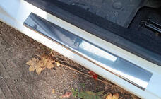 Накладки на пороги Carmos V1 (4 шт, нержавейка) фото 1