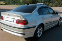 BMW 3 серия E46 1998-2006 гг. Ветровики SD (4 шт, HIC) фото 1