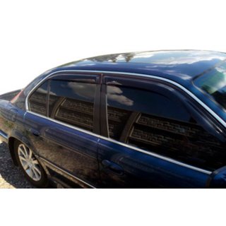 Ветровики на окна (4 шт, HIC) BMW 7 серия E38 1994-2001 гг. фото 4