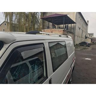 Рейлинги Хром DORA (Металлическое Крепление) Volkswagen T4 Transporter 1990-2003 гг. фото 3