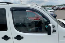 Fiat Doblo I 2005-2010 гг. Ветровики на окна (2 шт, HIC) фото 1